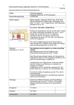 3 – Verkehrswertermittlung: Göppinger Straße 98, 73 278