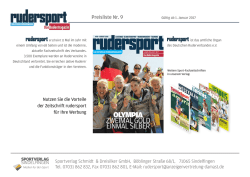 Die Mediadaten anzeigen - Sportverlag