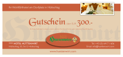 Ihr Wohlf&uuml;hlhotel am Dorfplatz in H&uuml;ttschlag www.huettenwirt.com