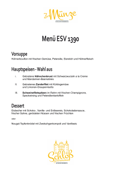 Menü ESV 1390 Vorsuppe