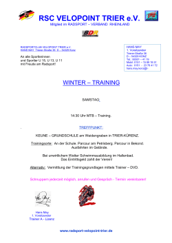 winter - training