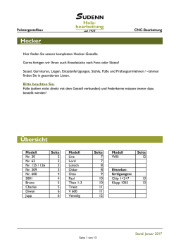 Hocker - Sudenn Holzbearbeitung