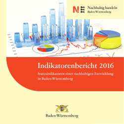 Indikatorenbericht 2016 - Nachhaltigkeitsstrategie Baden