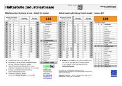 Haltestelle Industriestrasse