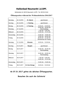 Hallenbad Neumarkt i