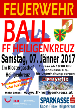 FF-Ball 2017 - FF Heiligenkreuz