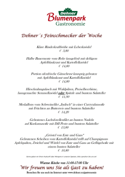 Heute empfehlen wir