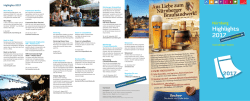 Highlights 2017 - Tourismus N&uuml;rnberg