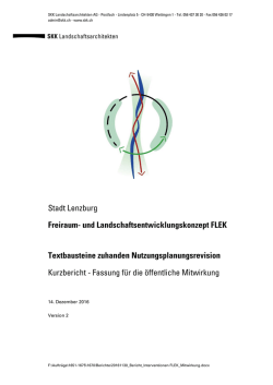 Freiraum- und Landschaftsentwicklungskonzept FLEK