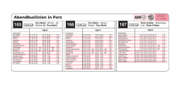 Abendbuslinien in Porz