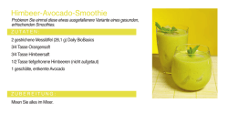 Himbeer-Avocado-Smoothie