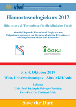 H&auml;mostaseologiekurs 2017 - MAW