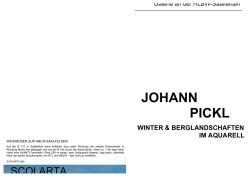 johann pickl - HBLW Saalfelden