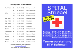 Turnangebot STV Safenwil