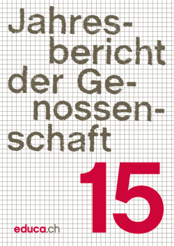Jahresbericht 2015
