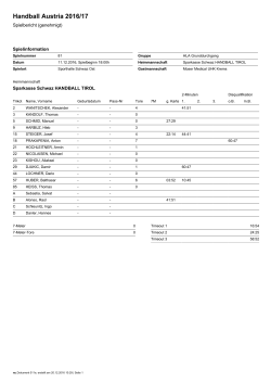 Handball Austria 2016/17