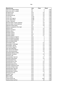 Bier Bezeichnung Liter Preis Pfand Add Union STEPH WEISS 0,5 3