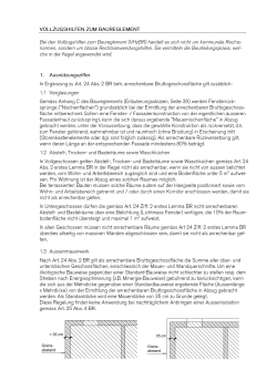 vollzugshilfen zum baureglement