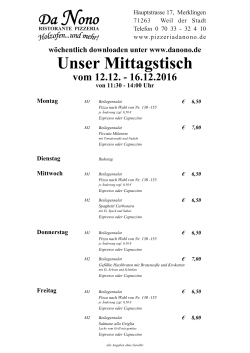 Jetzt Karte für den Mittagstisch hier downloaden