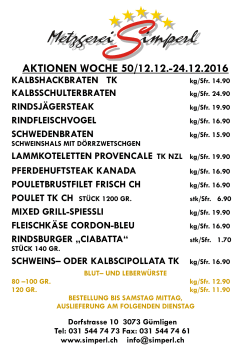 AKTIONEN WOCHE 50/12.12.