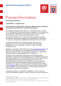im Rathaus Nentershausen PM 50a/2016 Dezember 2016 Format