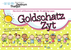 Herzlich willkommen in der Krabbelgruppe