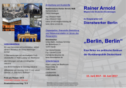 Berlin, Berlin - Rainer Arnold