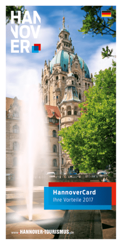 HannoverCard - Hannover.de