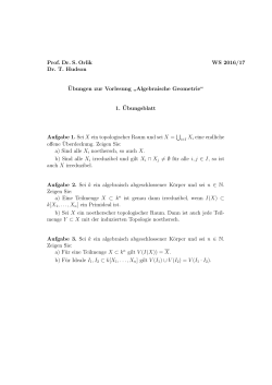 Algebraische Geometrie