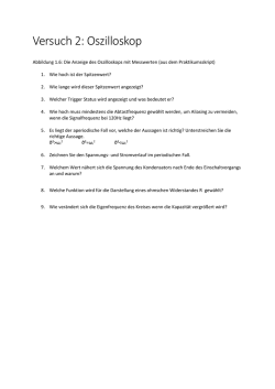 Grundlagen der Elektrotechnik, Praktikum (W8850)