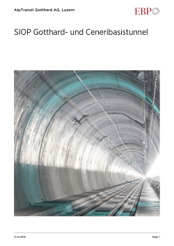 SIOP Gotthard- und Ceneribasistunnel