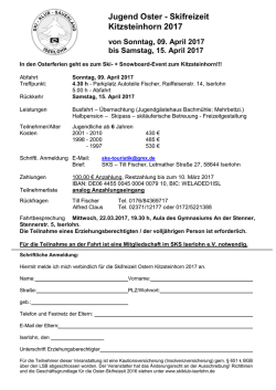 Jugend Oster - Ski - Klub Sauerland Iserlohn eV