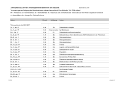 Jahresplan 2017