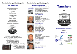 Info-Flyer-TiND_eV - Taucher im Nordpark Duisburg eV