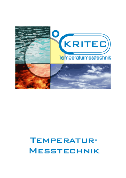Temperaturmesstechnik, PT100, Thermopaar