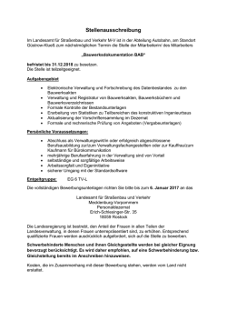 in der Abteilung Autobahn am Standort Güstrow