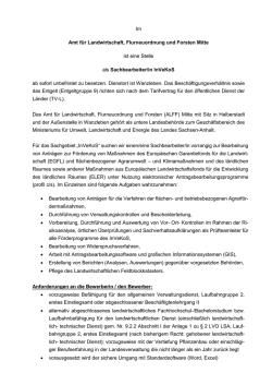 Im Amt f&uuml;r Landwirtschaft, Flurneuordnung und - Sachsen