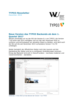 TYPO3-Newsletter