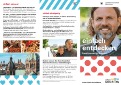 Hinein ins M&uuml;nchner Leben!
