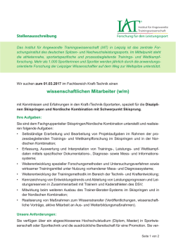IAT Leipzig - Deutsche Vereinigung f&uuml;r Sportwissenschaft