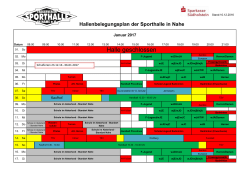 Januar 17 - Hallenplan