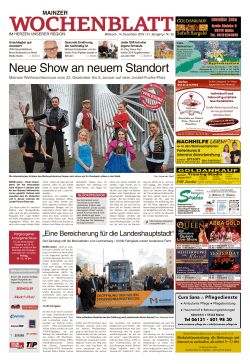 Mainzer Wochenblatt vom 14.12.2016