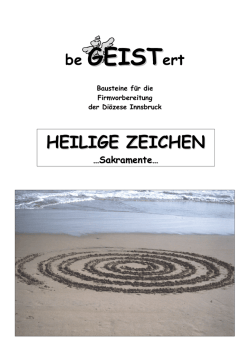 Heilige Zeichen - was ist ein Sakrament