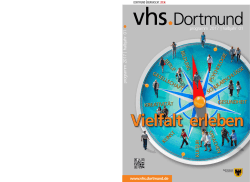 Gesamtprogramm VHS-Dortmund 1. Halbjahr 2017