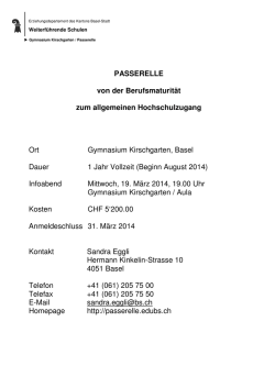 Handelsschule KV Basel