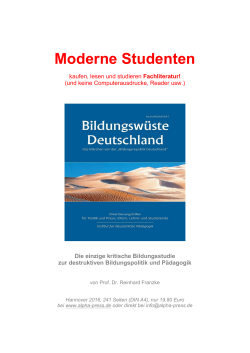 Moderne Studenten - Didaktikreport.de
