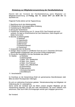 Handballabteilung - handball-in