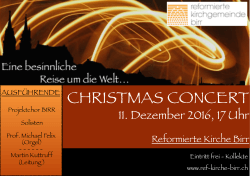 christmas concert - Ref. Kirche Birr