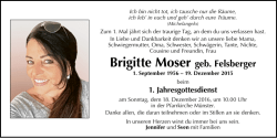 Brigitte Moser geb. Felsberger
