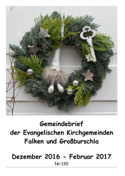 Gro&szlig;burschla Falken - Ev.Kirchengemeinde Treffurt